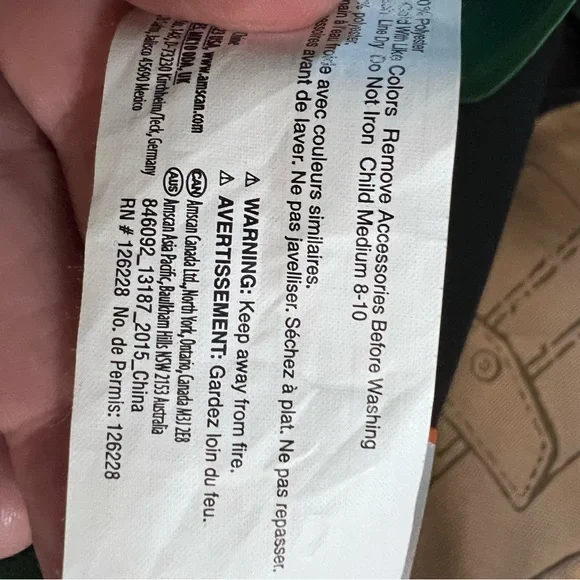 Nickelodeon Teenage Mutant Ninja Turtle costume M8-10 - Picture 11 of 11